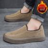 Herenschoenen Winter Nieuw Grote Maat Warm Outdoor Pluche Casual Schoenen Britse Stijl Comfortabel Trendy Skateboardschoenen