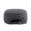Unisex Winter Warm Woolen Military Cap Retro Flat Top Hat for Men Women Fashion Curved Brim Navy Sailor Cap Casual Peaked Hat