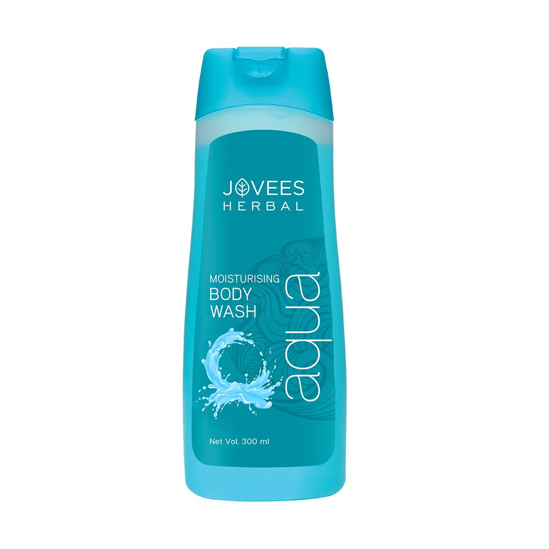 

Jovees Herbal Aqua Body Wash 300ml Pack Of 1 For Soft Smooth Skin With Lavender Chamomile Long Lasting Fragrance
