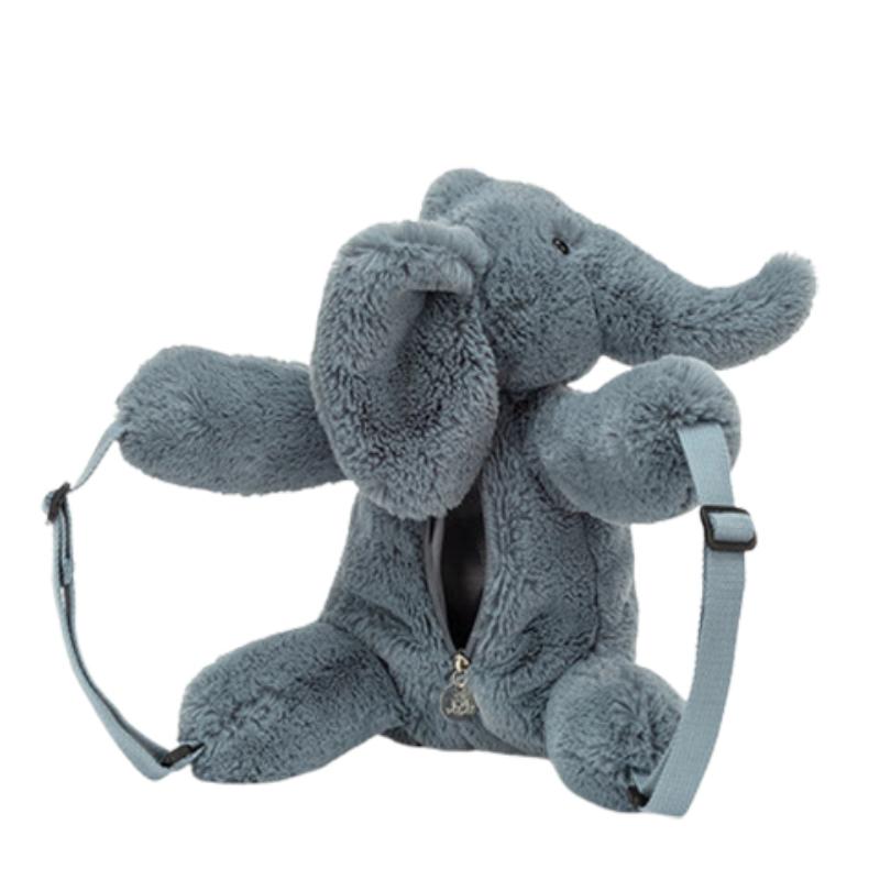 

JELLYCAT Jungle Animals Series Hagdi Elephant Backpack Soothing Companion Doll Plush Doll 28cm Height