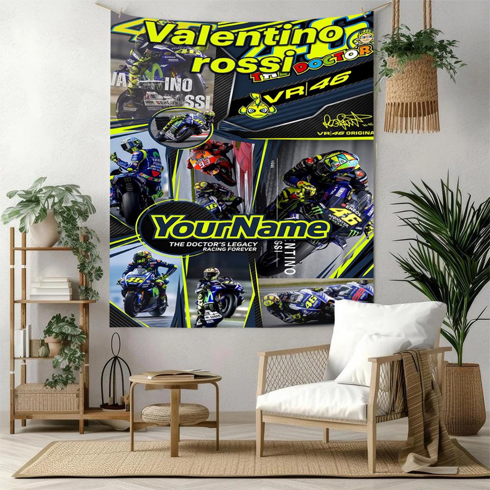 Doctor46 Custom Your Name Wall Decor Tapestry Art For Pet Memorial Birthdaywedding Party Backdrop Family Gift