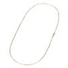 18K Gold Necklace with 50cm and Hollow Azuki Jewelry H-Clip Chain, Length, 1.9mm Width, Men's Women's Accessory, Chain,