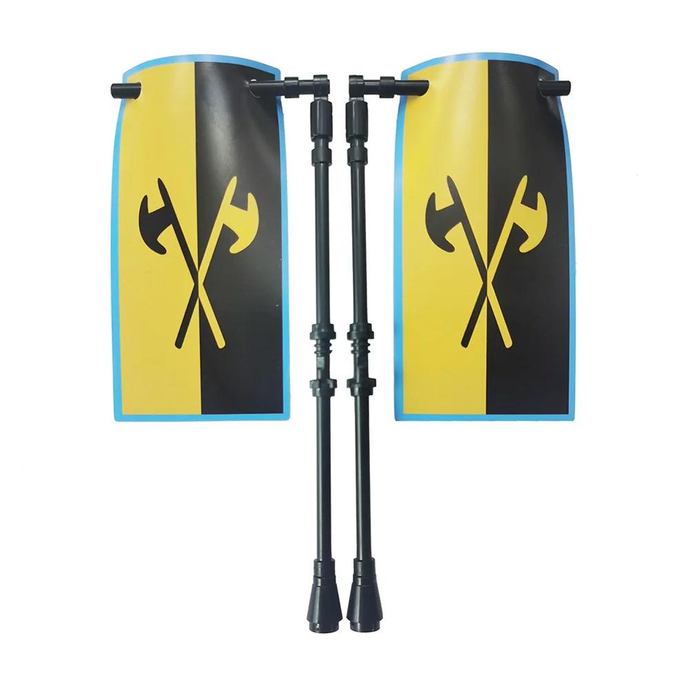 Średniowieczny Zamek Rycerz Legion Flaga Klocki Wojskowa Postać Krzyżowcy Flagi Gondor Starożytny Święte Cesarstwo Rzymskie Zabawka