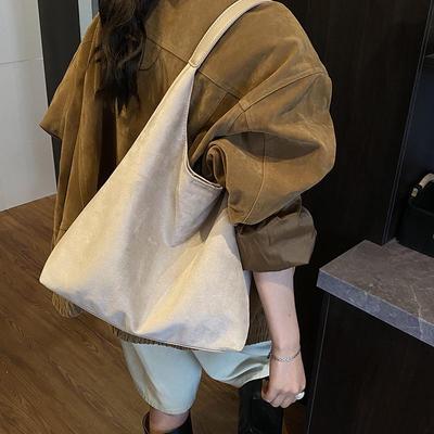 Dámská semišová crossbody taška Tote s velkou kapacitou pro podzim/zimu 2025