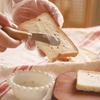 Stainless Steel Butter Cutter Cheese Jam Spreaders Wipe Cream Cutter Utensil Multifunction BreadKnife Vertical Wooden Handle