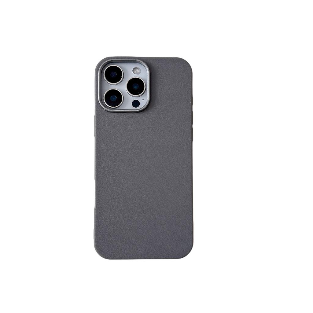 Simple Solid Color Electroplated Frame Soft Case for iPhone15Pro Max Mobile Phone Case Apple 16 New 14/13
