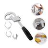 80mm Size Double-ended Wrench Universal Adjustable Crescent Wrench Adjustable Wrench  Kitchen Use