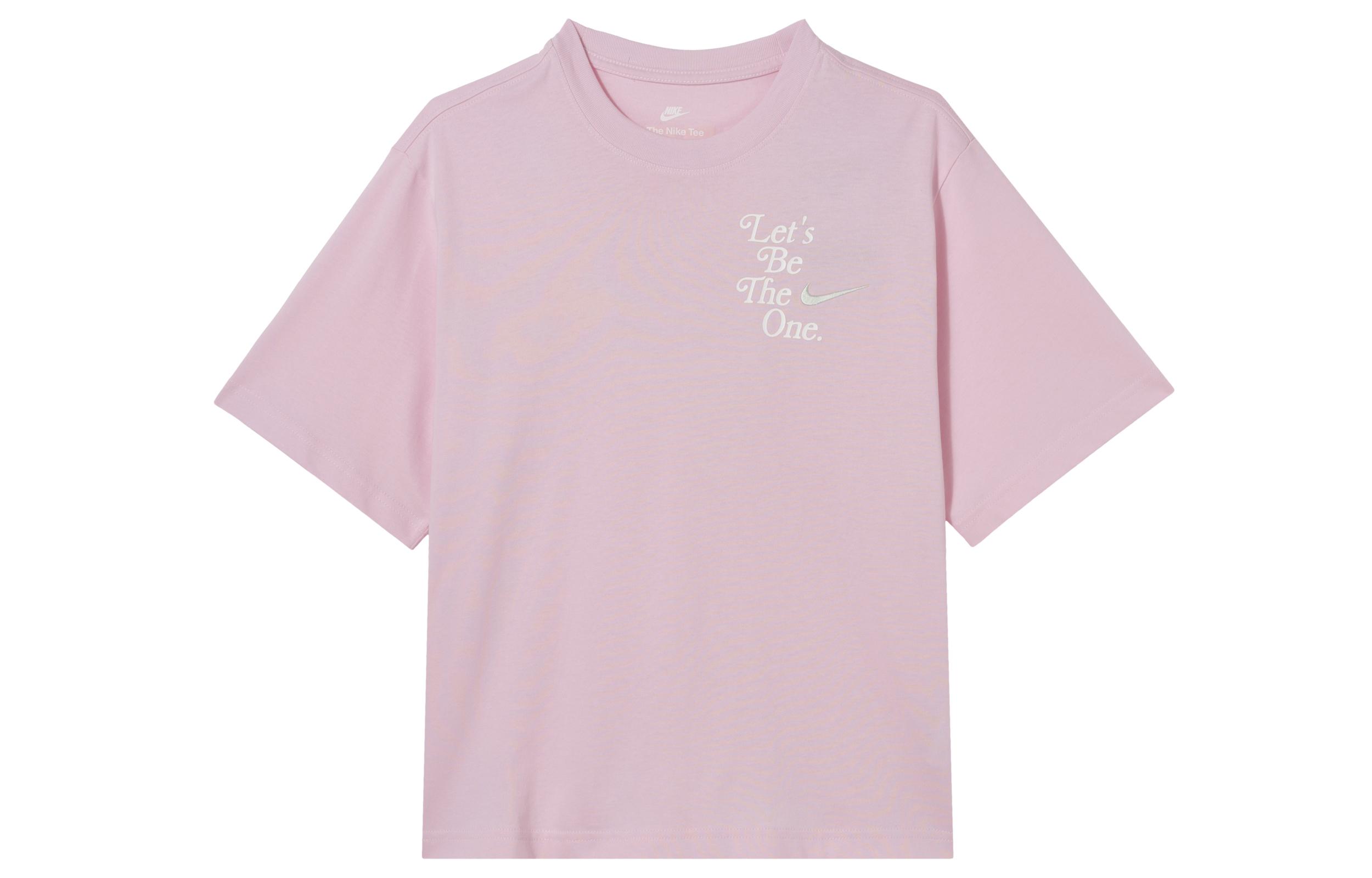 Nike Sportswear Women s Boxy T-Shirt  Pink Foam  HM4581-663 L