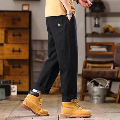 Spodnie robocze męskie wiosenne khaki, luźne, proste, wąskie, szerokie nogawki, damskie, codzienne, długie