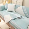 Cuscino per Divano in Puro Cotone Stile Rustico Quattro Stagioni Universale Antiscivolo Cuscini Semplice Set Copertura Copertura Panno Asciugamano