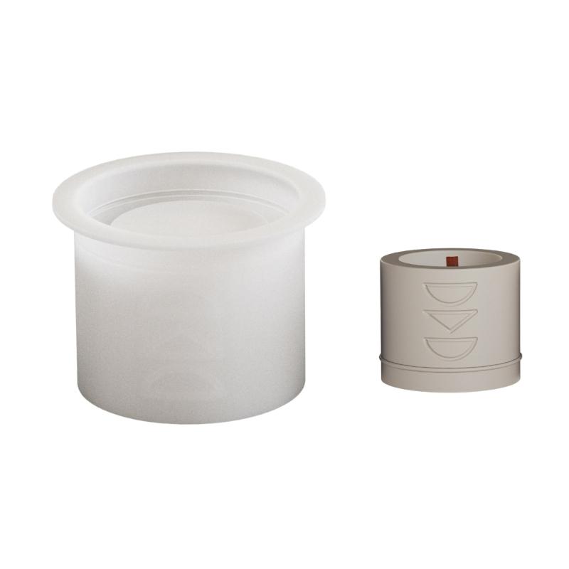 Creative Silicone Mold Round Shape Succulent Planter Moulds Candle Cup Moulds Suitable for Hand-Making Candle Cups