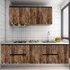 Wasserabweisende Holz-Vinyl-Wandverkleidung Rolle Selbstklebende Dekor Kontaktpapier Türen Schrank Schreibtisch Moderne Möbel Dekorativer Aufkleber