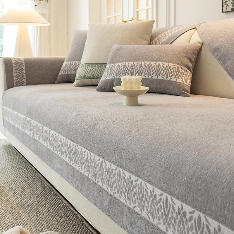 

Nordic Wind Sofa Cushion New Four-Season Universal Non-Slip Seat Cushion Towel Modern Light Luxury Sofa Cover Cover Towel 70*70cm