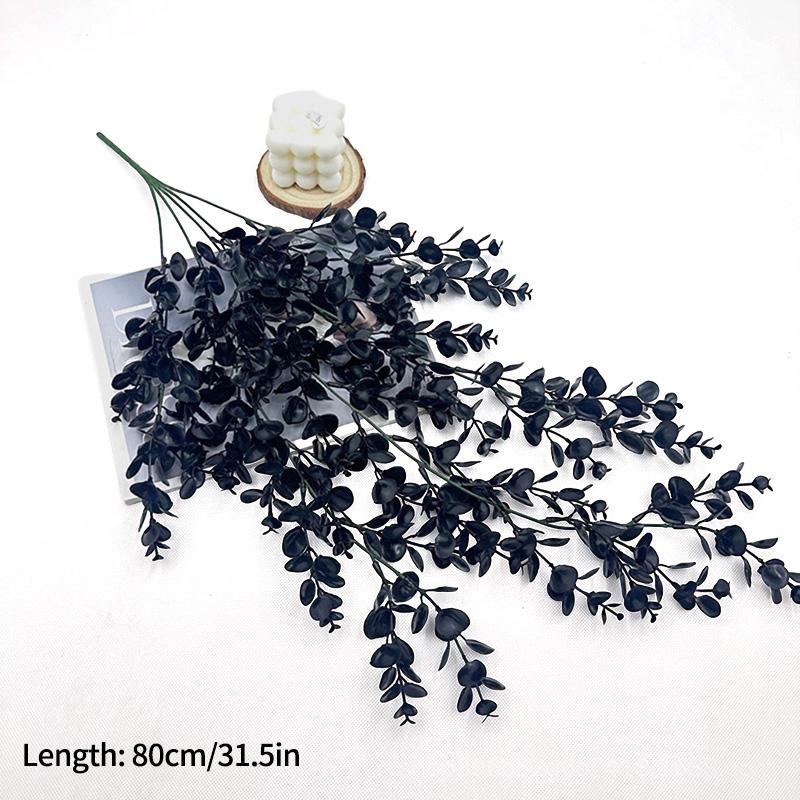1-4pcs  Artificial Flower Plant Eucalyptus Rattan Vine Hanging Plants Home Garden Decoration Halloween Christmas Decoration 2025