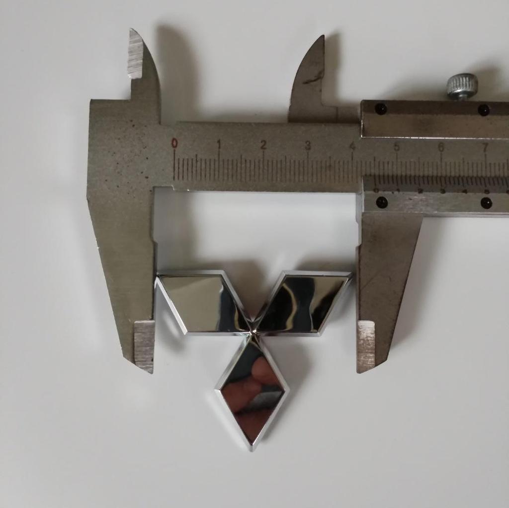 Mitsubishi Emblem Stickers for Lancer, EX Lingyue, Lingpai, Outlander: Front, Rear, and Steering Wheel