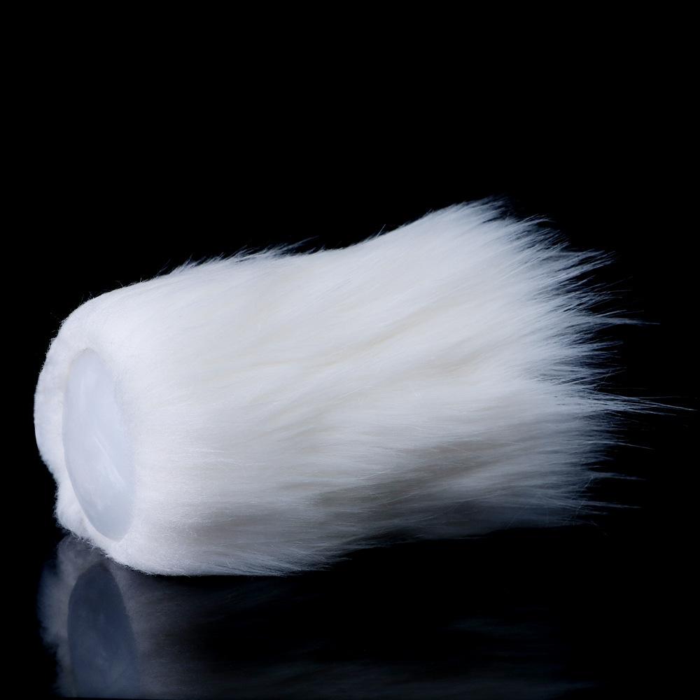 Masturbators for Men Sex Dolls White Fluffy Single Channel Manual 550g 12-15cm Alien Jet Cup Adult Sex Products Penis Exercise