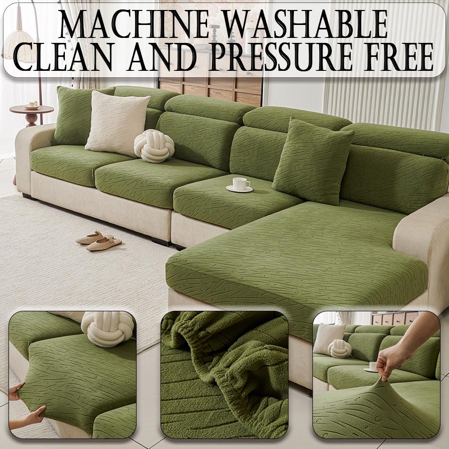 Jacquard Sofa Seat Cushion Cover Thicken Sofa Cover Sofa Slipcover Stretch Sofa Cover Pets Kid Furniture Protector For Home