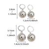 Summer Collection Hollow Ball Stud Earrings Jewelry for Women with Hypoallergenic & Style Pendant Earrings Gifts