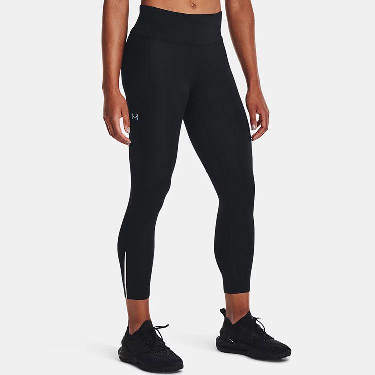 Under Armour Fly Fast 3.0 Breathable Tight 3/4 Running Pants Women bottoms Black 1369771-001
