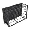 Balcony Flower Pot Stand Thickened Iron Decorative Patio Railing Shelf With Retainers for Windowsill