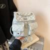 Women's Large-capacity Backpack, New Versatile Chain Rear Backpack Schoolbag