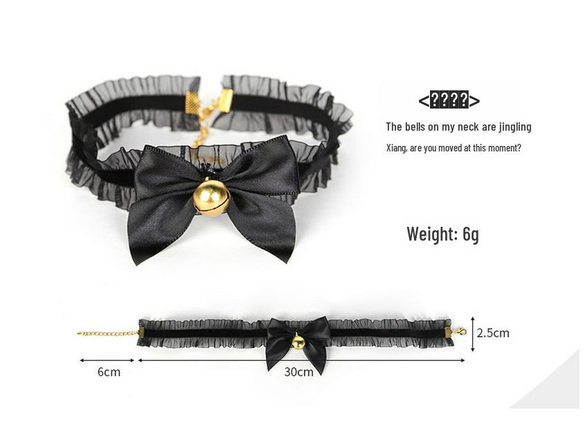 Bondage Katzenanzug mit Schwanz Analplug, Halsband & Knebel