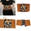 Girls Trendy Waist Belt Leopard Print Costume Underbust Jewelry Waist Body Jewelry for Party Jeans Belt Cowboy Chain
