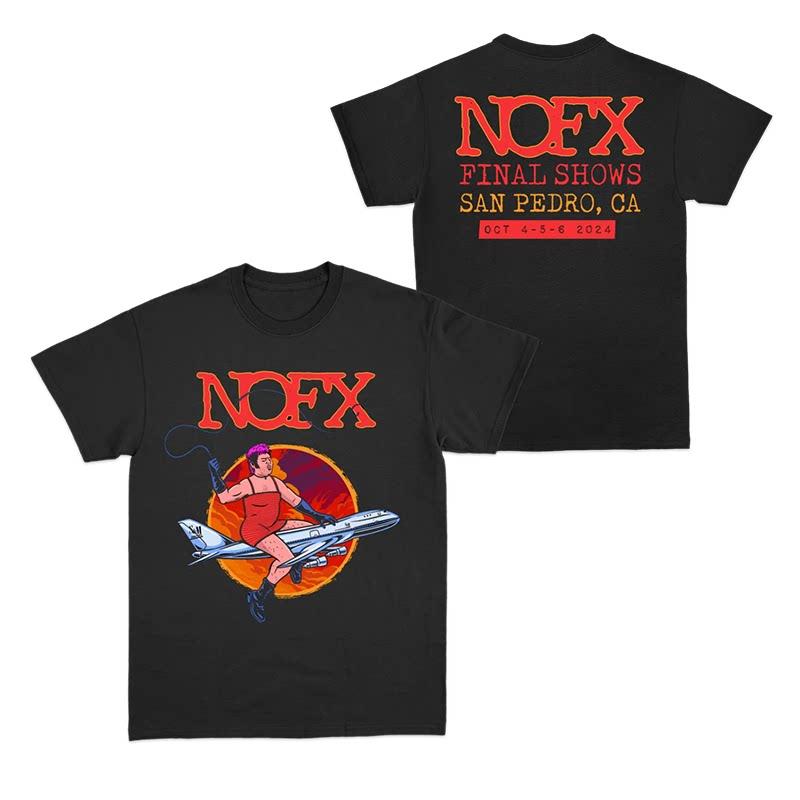 NOFX Punk Band Album Rock Shark Casual Tshirt Mens and Womens Luxury Band Brand
