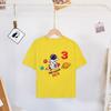 Astronaut Birthday Shirt Kids Birthday Party T-Shirt Boy Shirt Astronaut  Theme Tops Clothes Space Print Child Short Sleeve Tee