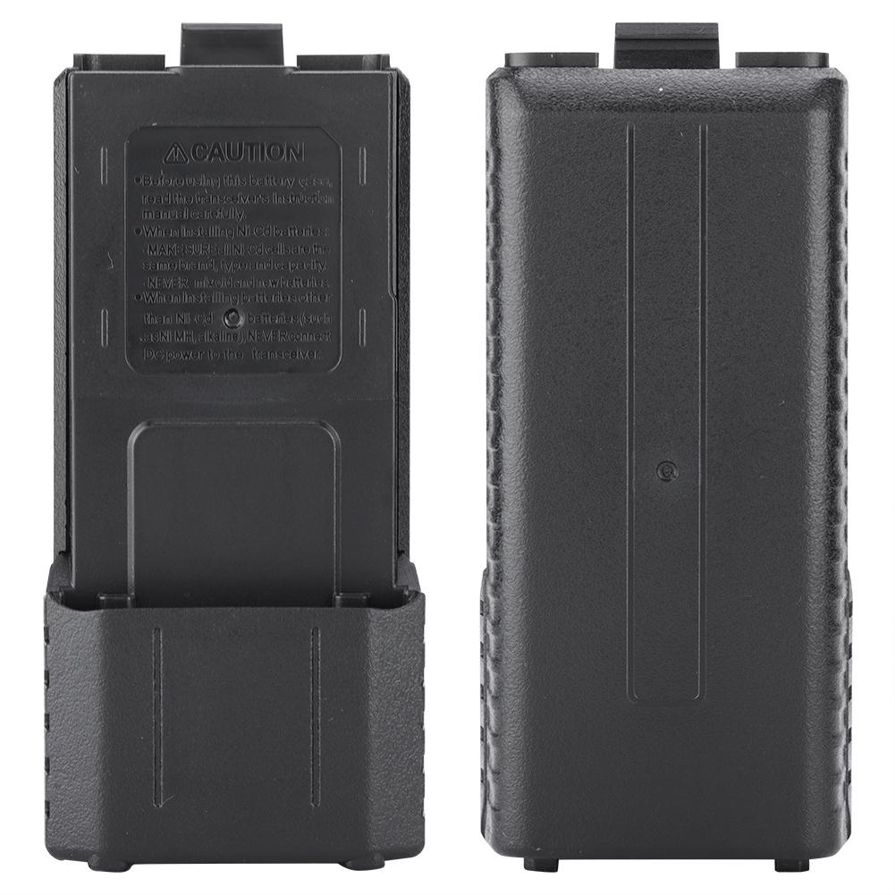 Portable Plastic Long Black Battery Case For BAOFENG UV 5R, UV 5RB, UV 5RE, UV 5Re