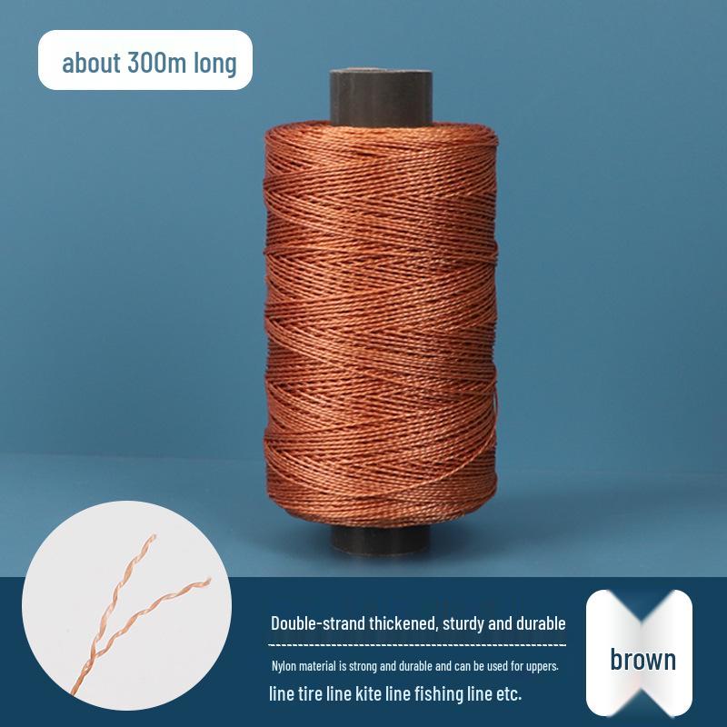 Shoe & Tire Repair Nylon Thread Set: Ideal for Shoes, Kites, Fishing, Hand Sewing, and Binding with Needle.