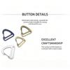 Alloy Triangle Carabiner 32mm Keychain Belt Buckles Spring Quickdraws Clip  Camping Hiking