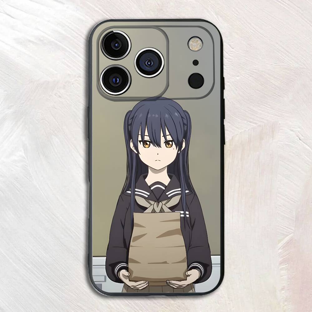 Anime K-Katagakii I-Ichigyoo Black Phone Case For IPhone 17 16 15 14 13 12 13 12 11 Pro Max Plus XS XR Silicone Soft Back Cover
