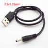 1m USB Type A Male Jack Plug To DC 5.5x2.5mm 3.5mm 4.0mmx1.7 5.5x2.1mm Male Power Supply Type A Extension Cable Connector Cords