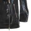 AKIRANAKA Horsehide Leather Double Riders Jacket 1 Black Women Used