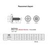304 Stainless Steel Pan Head Self-Tapping Screws with Washer