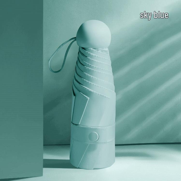 Ultra Durable UV Protection Auto Double-Fold Black Umbrella.