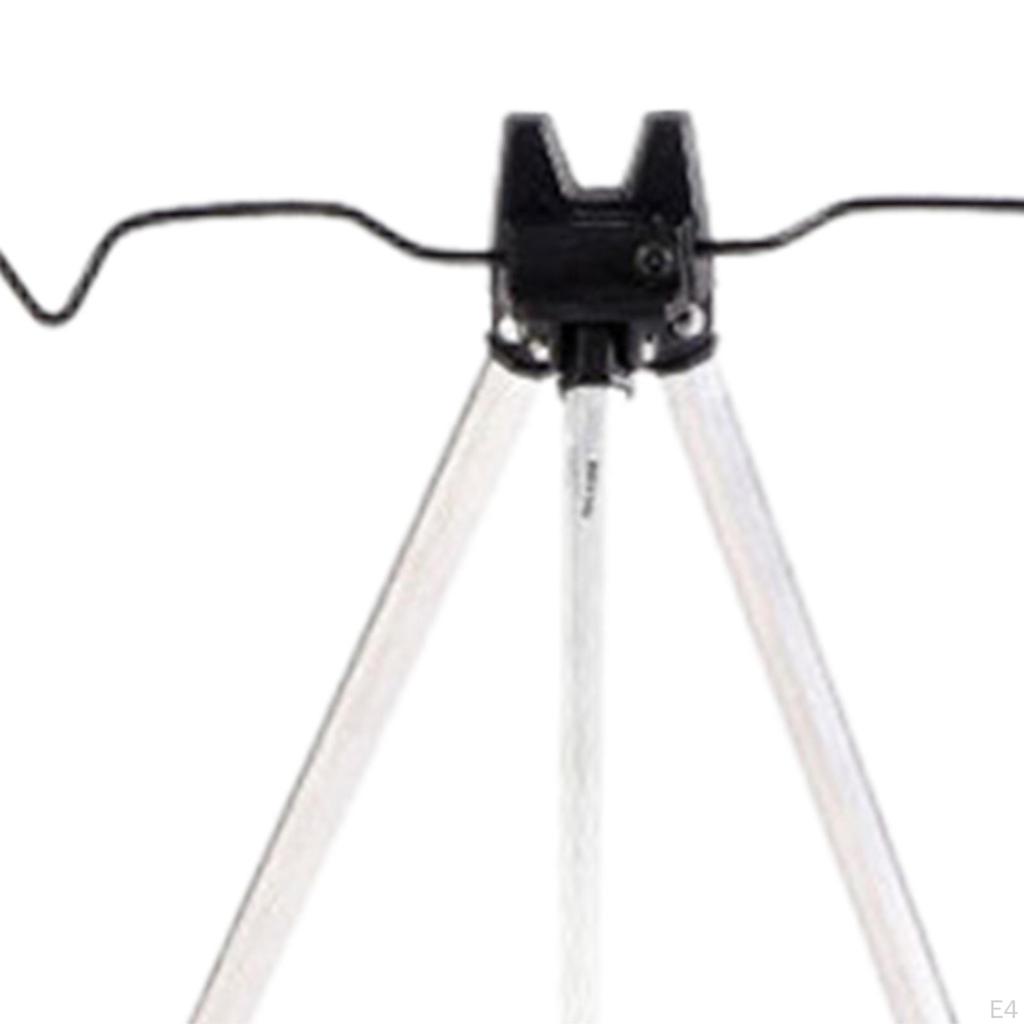 Collapsible Rods Tripod Stand Holder Portable Bracket for Outdoor Rod Beach Pier