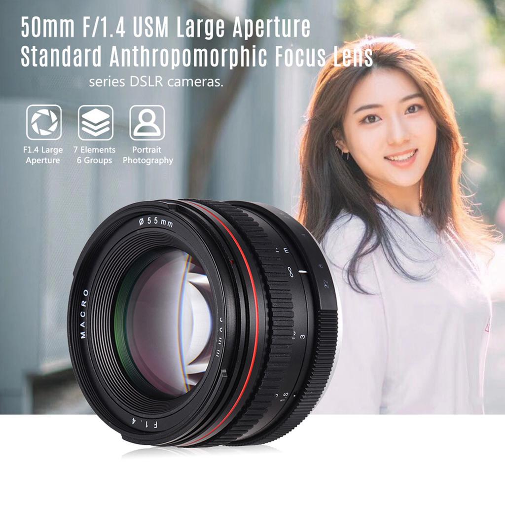 50mm f 1.4 USM Large Aperture Standard Anthropomorphic Focus Lens Camera Lens Low Dispersion for Nikon D7000 D7100 D200