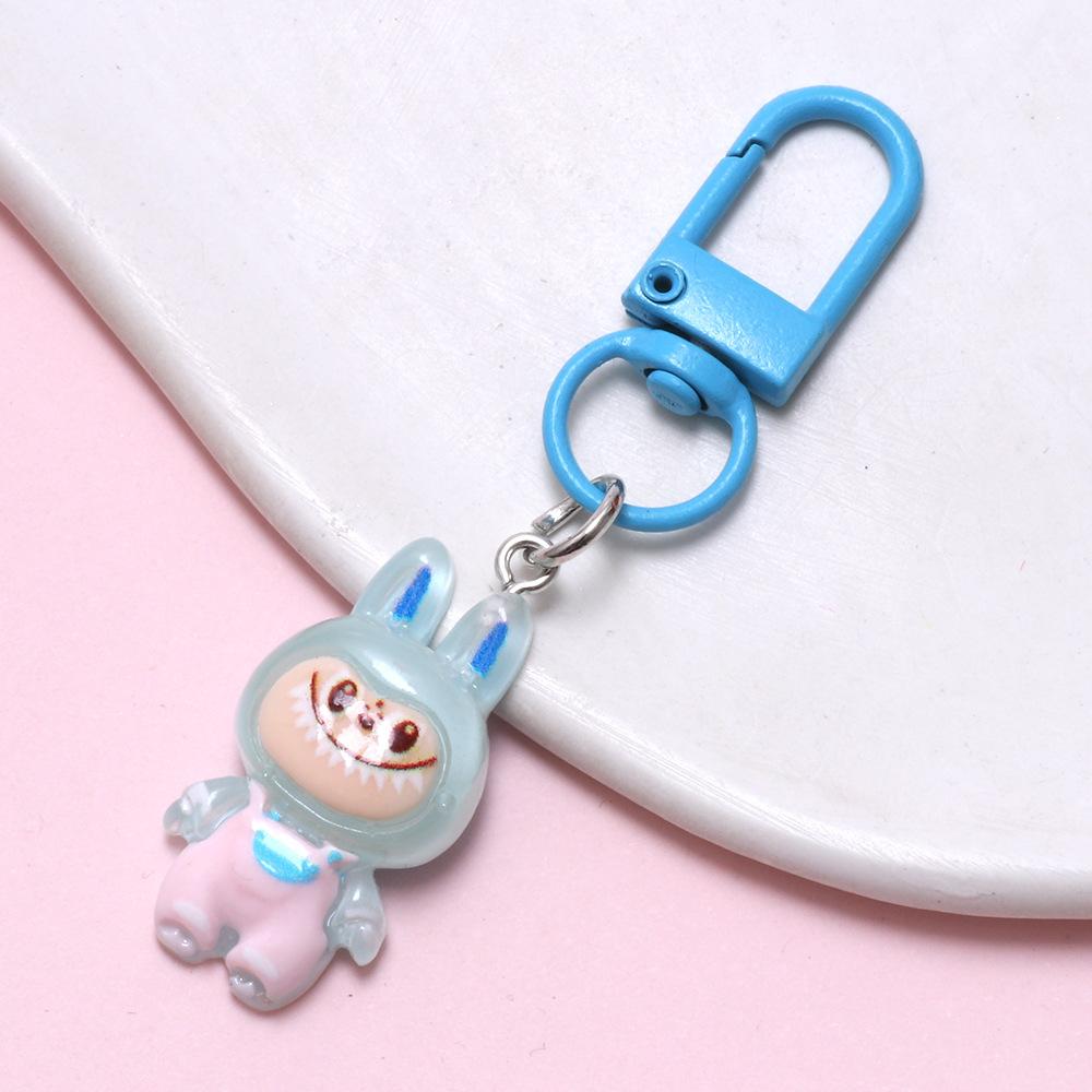 

Оригинальный брелок-подвеска в виде куклы-эльфа из мультфильма Лабубу - милый подарочный брелок-подвеска 2pc синий