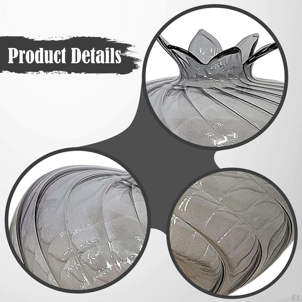 Decorative Glass Flower Vase for Plants, Ideal Parties