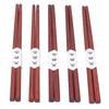 5Pairs Wooden Chopsticks Reusable   Wood Chopsticks for Home Kitchen Hotel