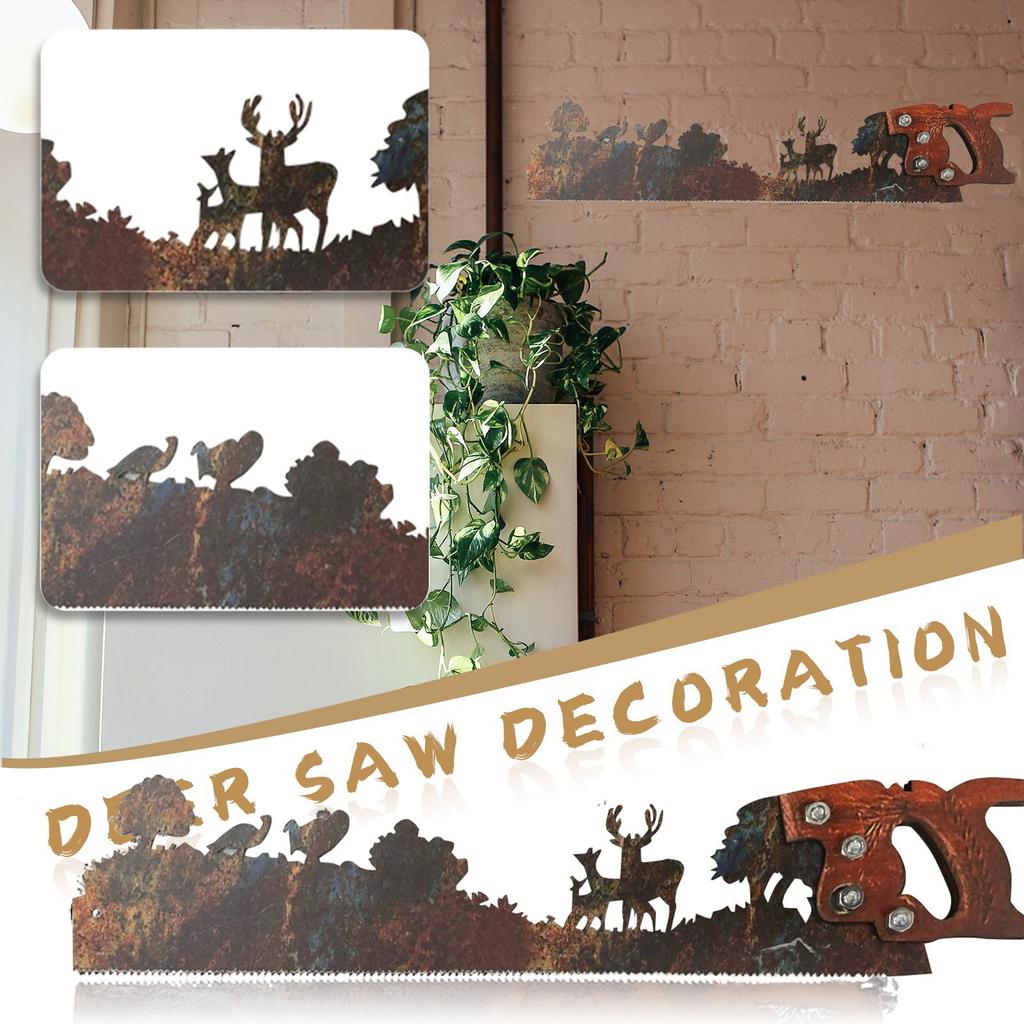 Father's Day Unique Gift Metal Art Tree Wall Decor Rustic Look Hanging Ornament