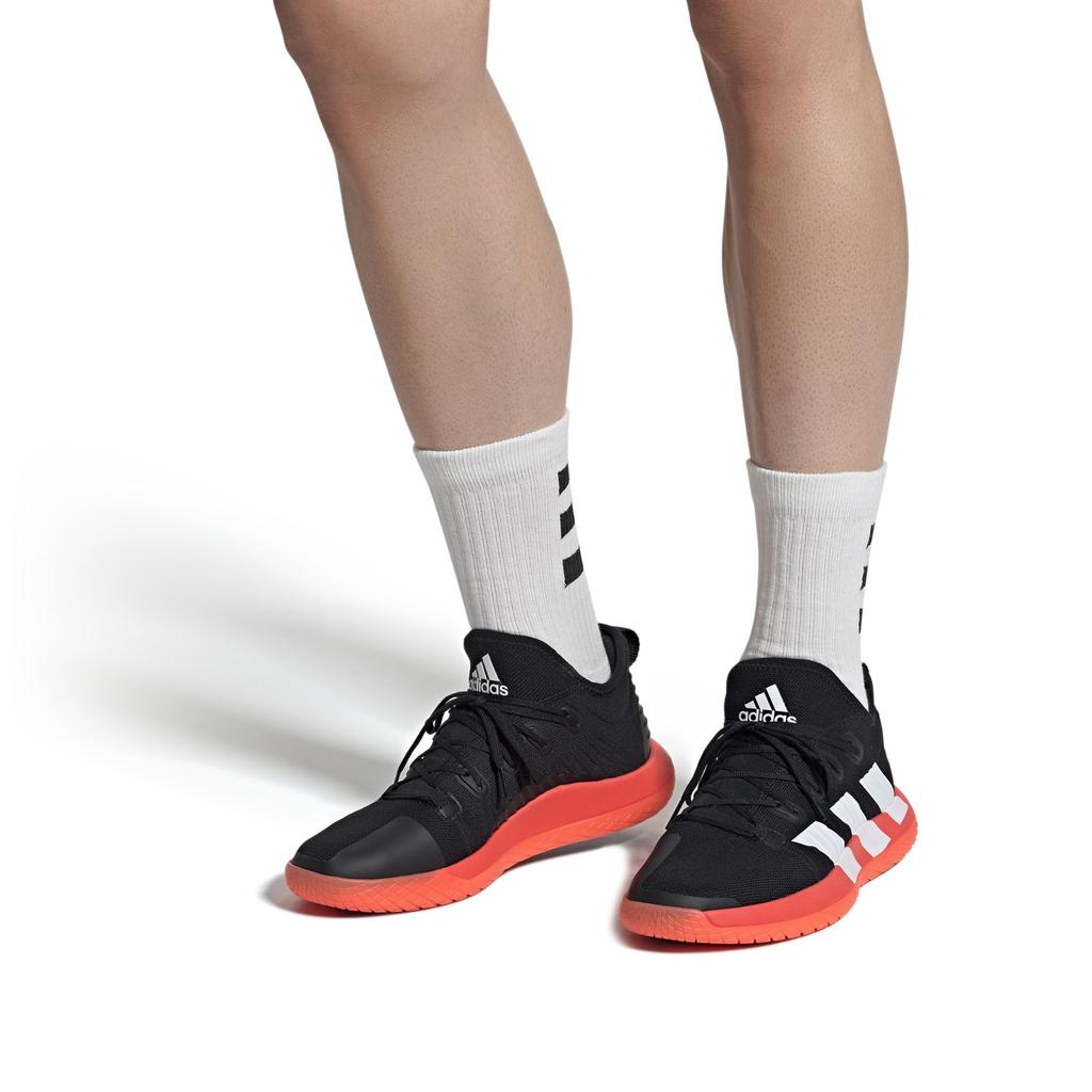 Nye Adidas Stabil Next Gen Primeblue Håndballsko 'Svart Solrød' H00146