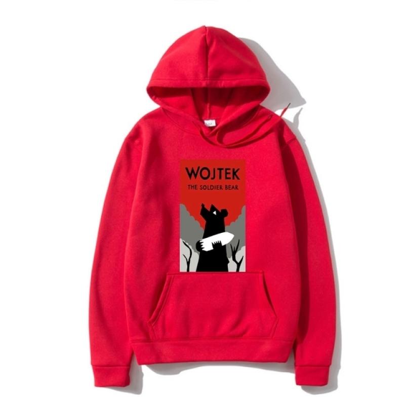 

Толстовка Польша 1944 Polish Bear Wojtek Верхняя одежда Polska Printing Hoody