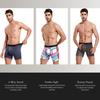 [Expertoftio] Men's Long Boxer Briefs, 6-Pack, 6-Inch Open Front, Soft Fit, Moisture-Wicking, Plus Sizes Available