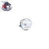 F136 Titanium Zirconia Stud Earrings: Multi-color Diamond Inlaid, Fashionable Piercing Accessories for Trendy Men & Women