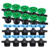 20Pcs 360° Rotating Sprinkler Heads 1/2Inch Variable Arc Watering Nozzle for Garden Lawn Flower Vegetable Irrigation 360 Degrees