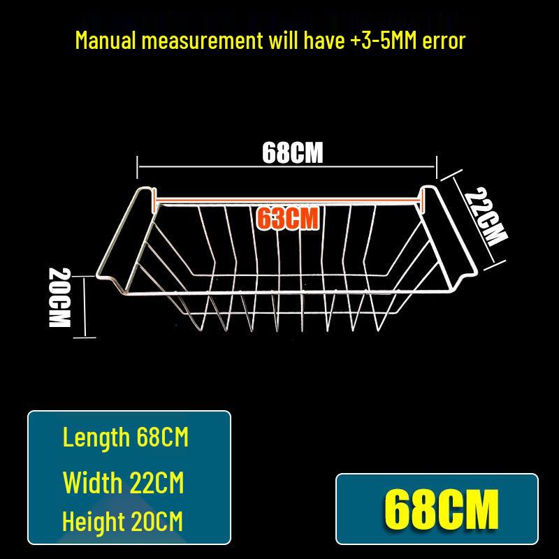 Universal Multi-Layer Hanging Freezer Storage Rack Basket