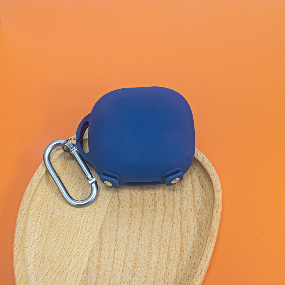 Silicone Case Cover with Carabiner Protective Skin Case Shockproof Earbuds Case Cover Anti-Scratch for Anker SoundCore Sport X20